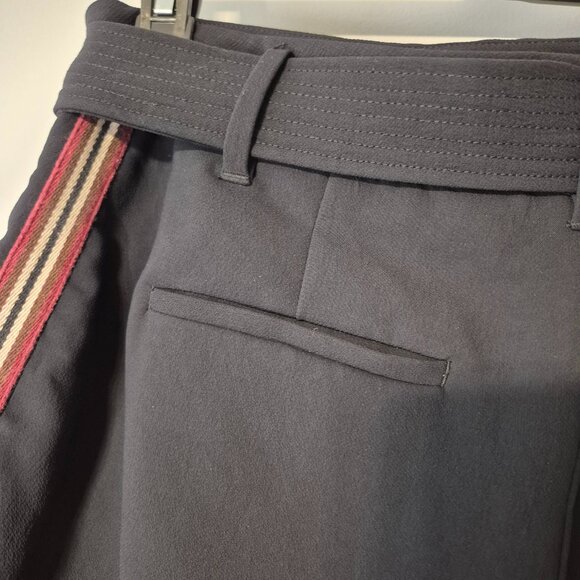 Aritzia Wilfred Jallade Tuxedo Side Stripe Tie Waist Pants Size 12 - Picture 7 of 9